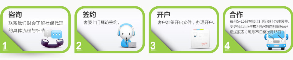 天津公司代办社保服务流程